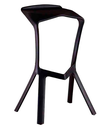 SILLA BAR PIZZA ALTA - NEGRO