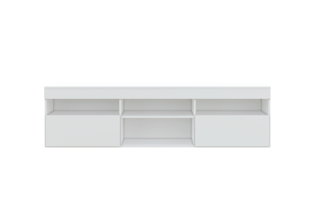 RACK GABINETE PARA TV PARIS DE 65 PULGADAS COLOR BLANCO