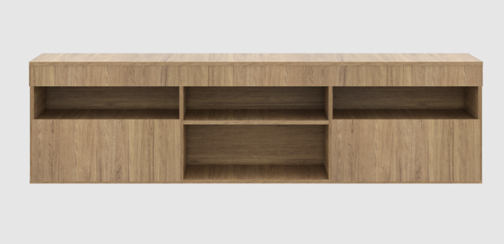 RACK GABINETE PARA TV PARIS DE 65 PULGADAS COLOR RUSTICO
