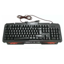 TECLADO GAMER OMEGA RETROILUMINADO ANTIFLUIDOS