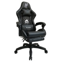 SILLA GAMER REPOSAPIES COJIN CERVICAL RECLINABLE UMEKO NEGRA