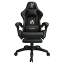 SILLA GAMER REPOSAPIES COJIN CERVICAL RECLINABLE UMEKO NEGRA