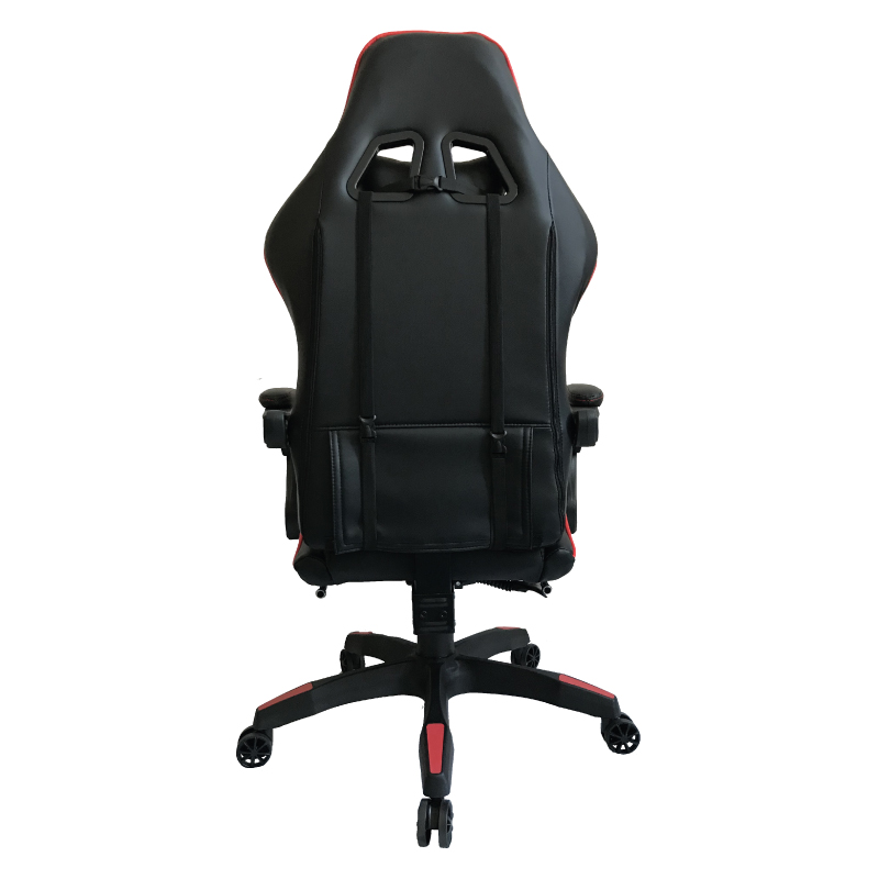 SILLA GAMER REPOSAPIES COJIN CERVICAL RECLINABLE UMEKO ROJA