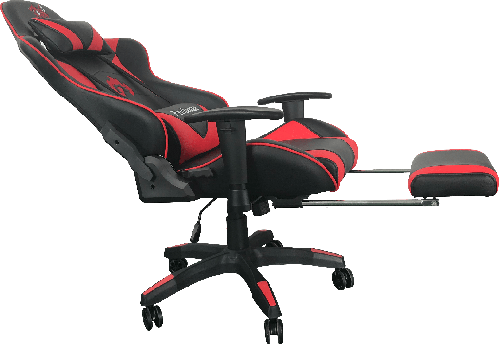 SILLA GAMER RECLINABLE ERGONOMICA ROJA KITSUNE