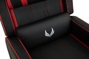 SILLA GAMER SILLÓN KRATOS RECLINABLE PARA OFICINA 2 COJINES CUERO