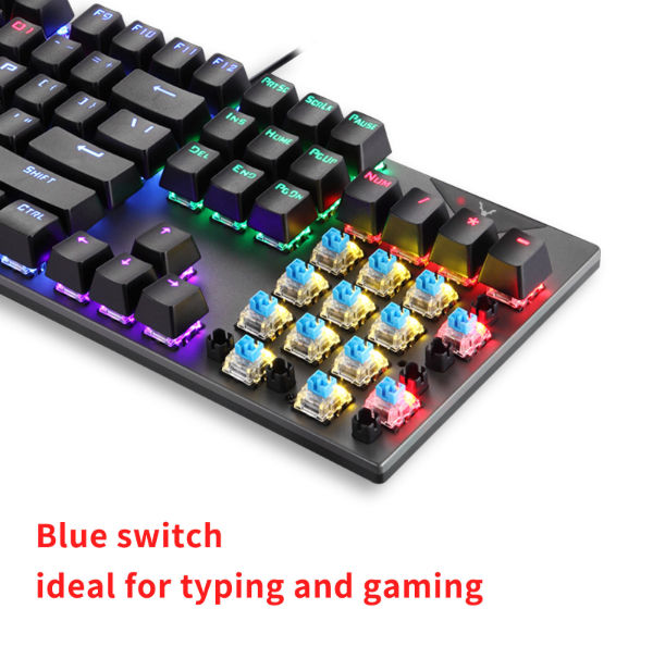 COMBO GAMER SEMIPROFESIONAL TECLADO MECANICO + MOUSE GAMER 2400DPI