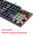 COMBO GAMER SEMIPROFESIONAL TECLADO MECANICO + MOUSE GAMER 2400DPI