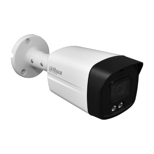 CAMARA 4 EN 1 FULLCOLOR 1080P TIPO BALA SEMIMETALICA 3,6MM FOV 86,9° LUZ VISIBLE 40M IP67 CON MIC.