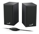 PARLANTES GENIUS SP - HF180 MADERA 6 WATTS 3.5 MM USB NEGRO