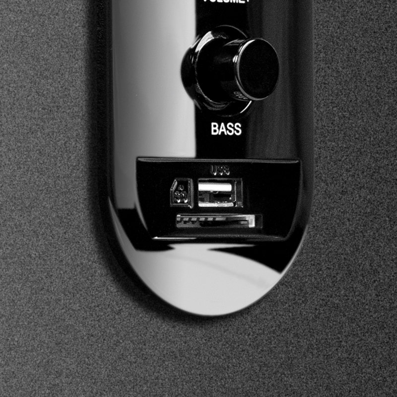 PARLANTE PARA PC SD USB 20W 3.5MM NEGRO KLIP XTREME