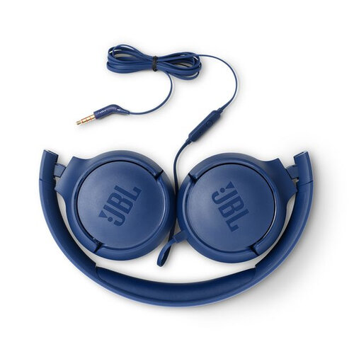 AUDIFONOS JBL ORIGINALES T500 AZUL 3.5M CONTRA RUIDO