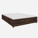 BASE CAMA DOBLE MONACO MADERA MDP 195CM X 146CM CAMARU RUSTIC