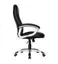SILLA ESTOCOLMO ALTA / BASE NYLON / ESPALDA Y ASIENTO EN CUERO SINTETICO