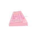 TECLADO MECANICO ROSA + PERILLA DE CONTROL DE VOLUMEN