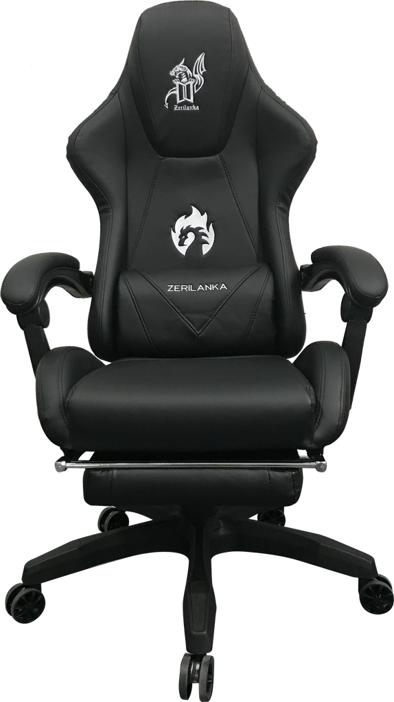 SILLA GAMER BRAZOS FIJOS RECLINABLE AKIRA NEGRA