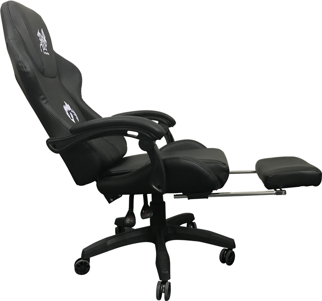 SILLA GAMER BRAZOS FIJOS RECLINABLE AKIRA NEGRA