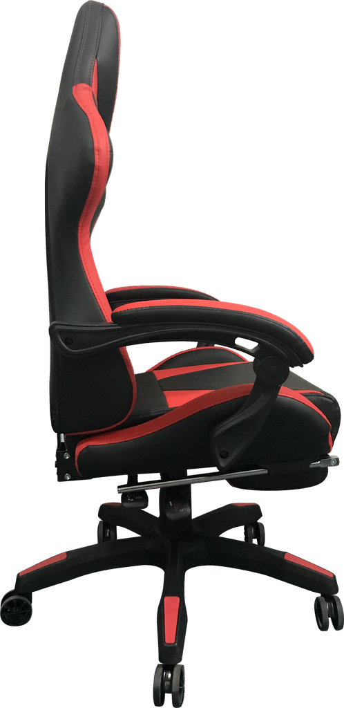 SILLA GAMER BRAZOS FIJOS RECLINABLE ROJA AKIRA