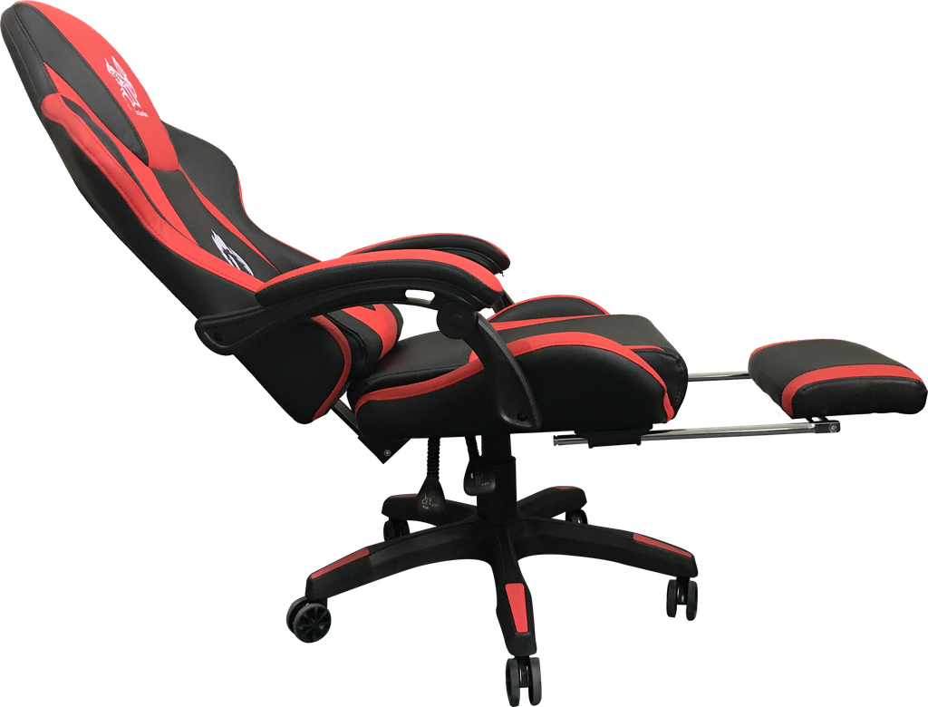 SILLA GAMER BRAZOS FIJOS RECLINABLE ROJA AKIRA