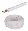 CABLE DUPLEX 2 X 16 BLANCO 100 METROS