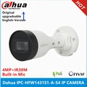 CAMARA IP BALA 4 MP DAHUA H265+ 2.8MM CON AUDIO IR 30M POE