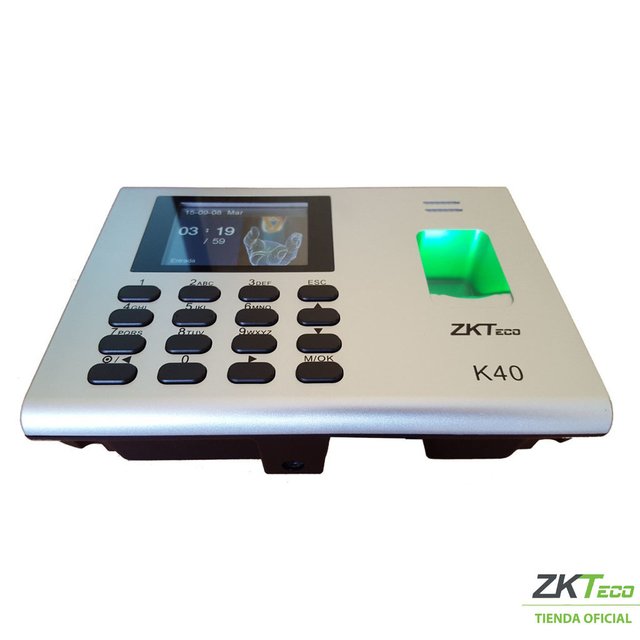 CONTROL DE ACCESO K40 ZKTECO TCP/IP 1000 HUELLAS TARJETA ID