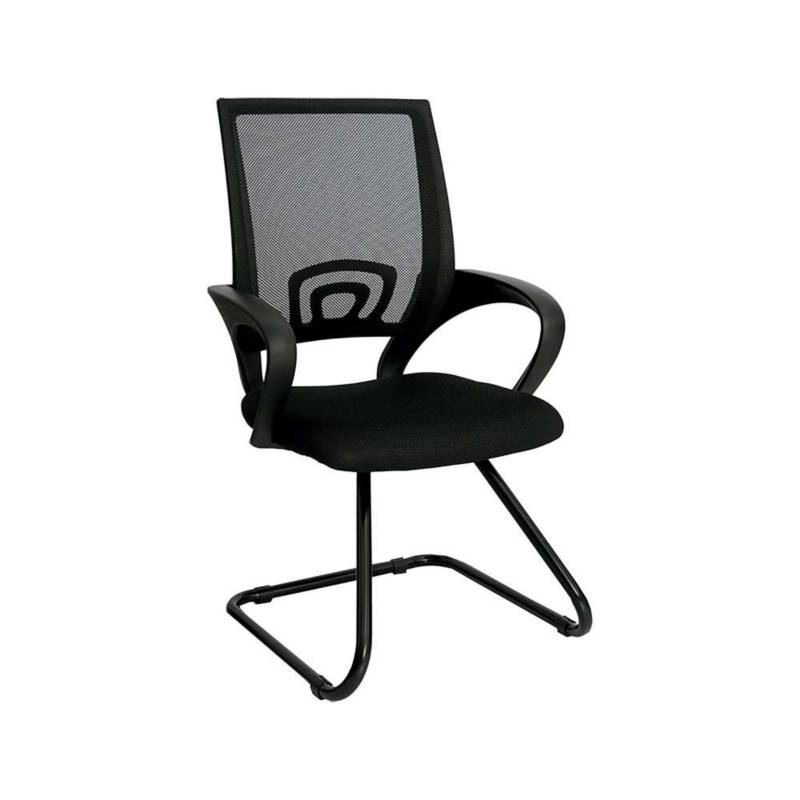 ESTRUCTURA NEGRA / ASIENTO NEGRO / ESPALDA EN MALLA NEGRA