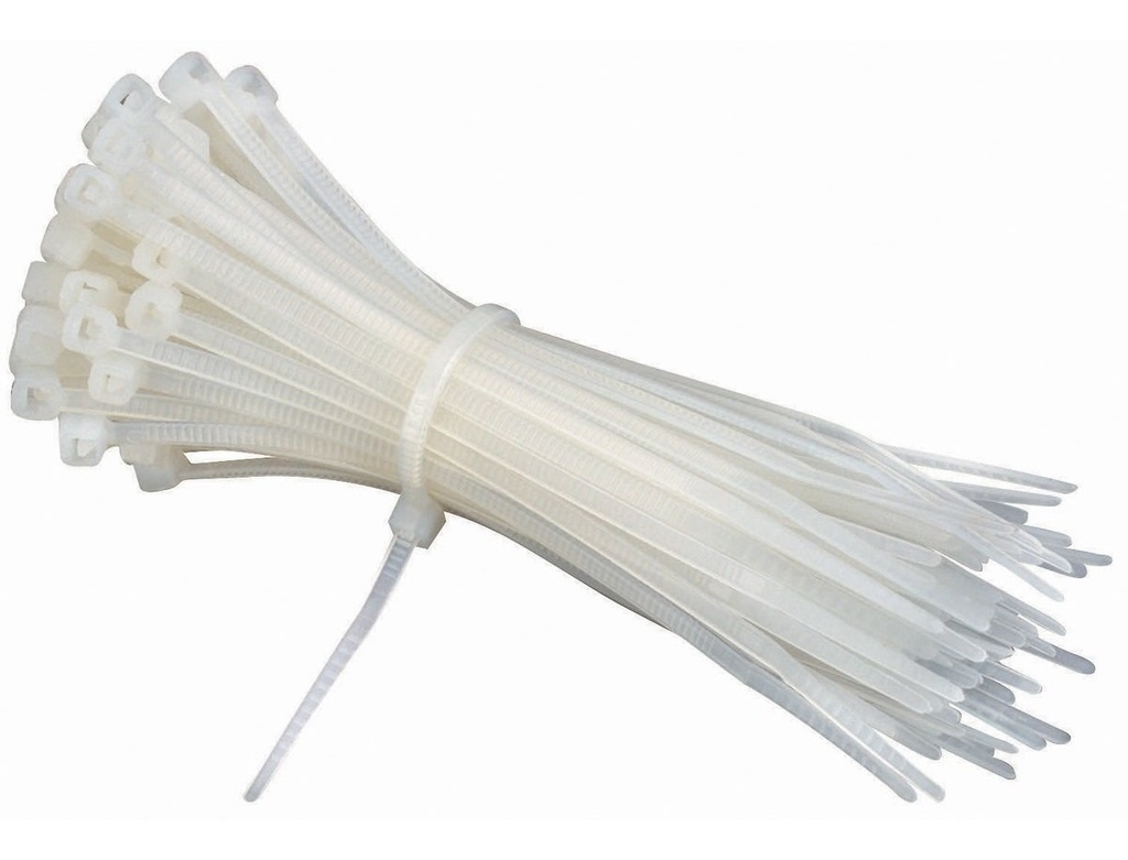 AMARRE PLASTICO 100%NYLON NEGRO 10CM X 100 UNIDADES