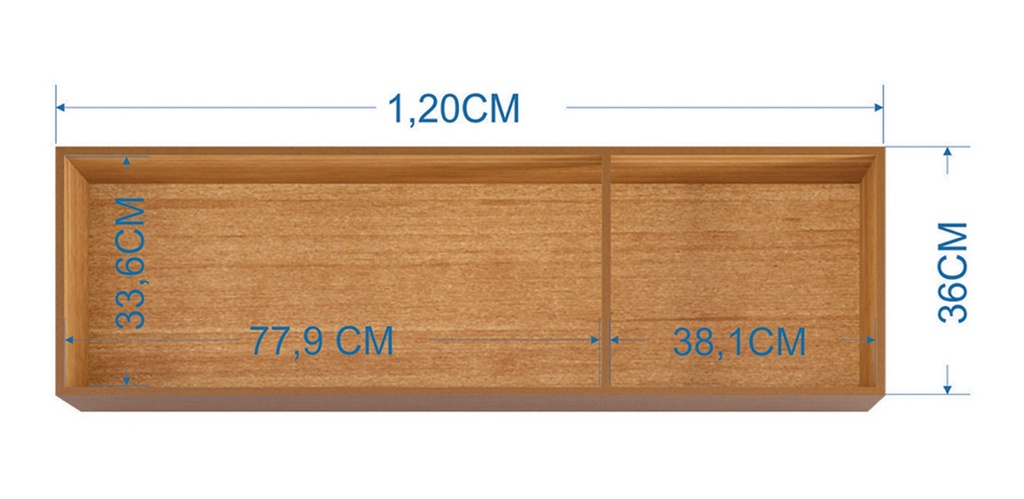MUEBLE AEREO BLANCO 36X120X32 SUPERIOR BLANCO COCINA