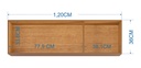 MUEBLE AEREO BLANCO 36X120X32 SUPERIOR BLANCO COCINA