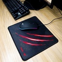 PAD MOUSE GAMER HAVIT 21 X 25CM X 3MM GOMA TELA NEGRO