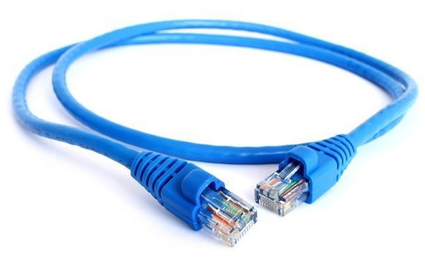 PATCH CORD CAT 6 COBRE 1 METRO COLOR AZUL RED UTP