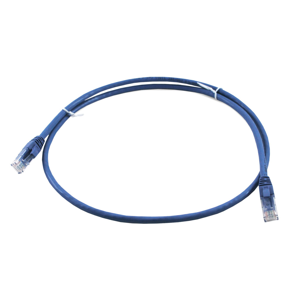 PATCH CORD CAT 6 COBRE 1 METRO COLOR AZUL RED UTP