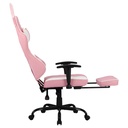 SILLA GAMER ROSADA BRAZOS GRADUABLES WAIFU CONEJO
