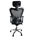 SILLA GERENCIAL MALLA BRAZOS GRADUABLES NEGRA LUMBAR CAIRO