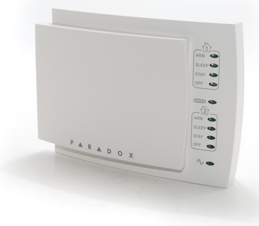 TECLADO 10 ZONAS LED CABLEADO PARADOX 2 PARTICIONES
