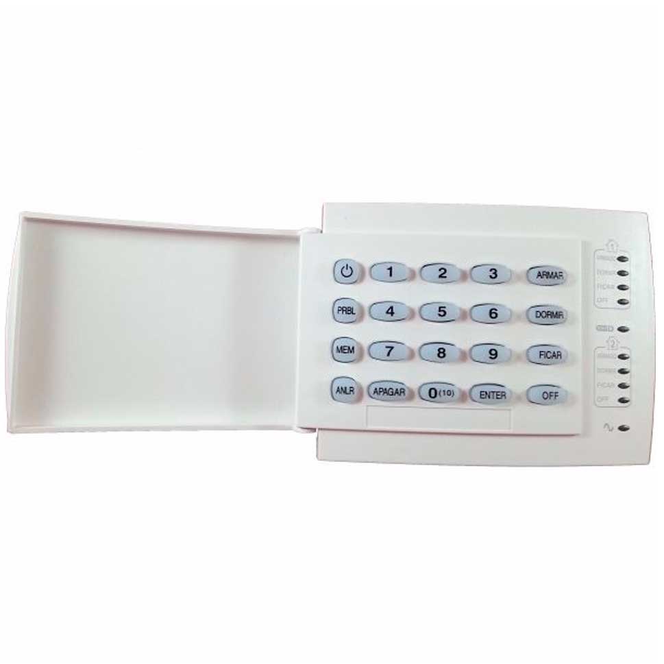 TECLADO 10 ZONAS LED CABLEADO PARADOX 2 PARTICIONES