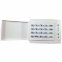 TECLADO 10 ZONAS LED CABLEADO PARADOX 2 PARTICIONES