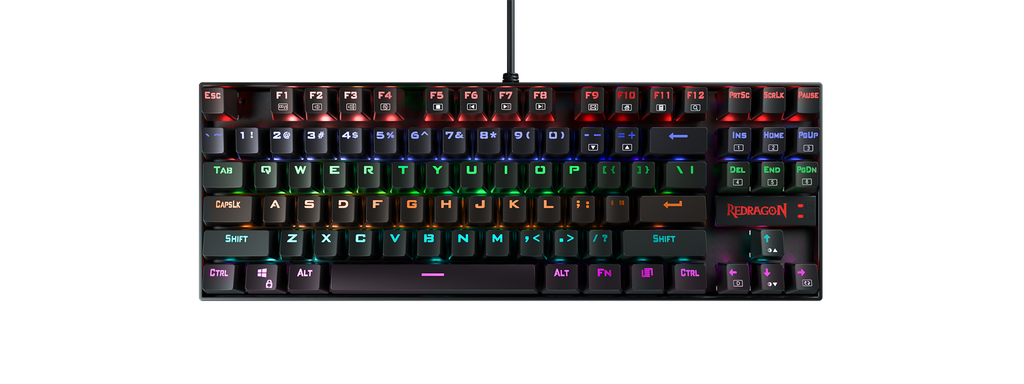 TECLADO GAMER MECANICO NEGRO SW BLUE RGB USB ESPAÑOL