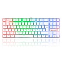 TECLADO GAMER MECANICO REDRAGON BLANCO USB SW BLUE ESPAÑOL