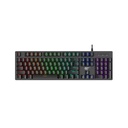 TECLADO MECANICO GAMER RGB HAVIT KB858L MULTIMEDIA USB