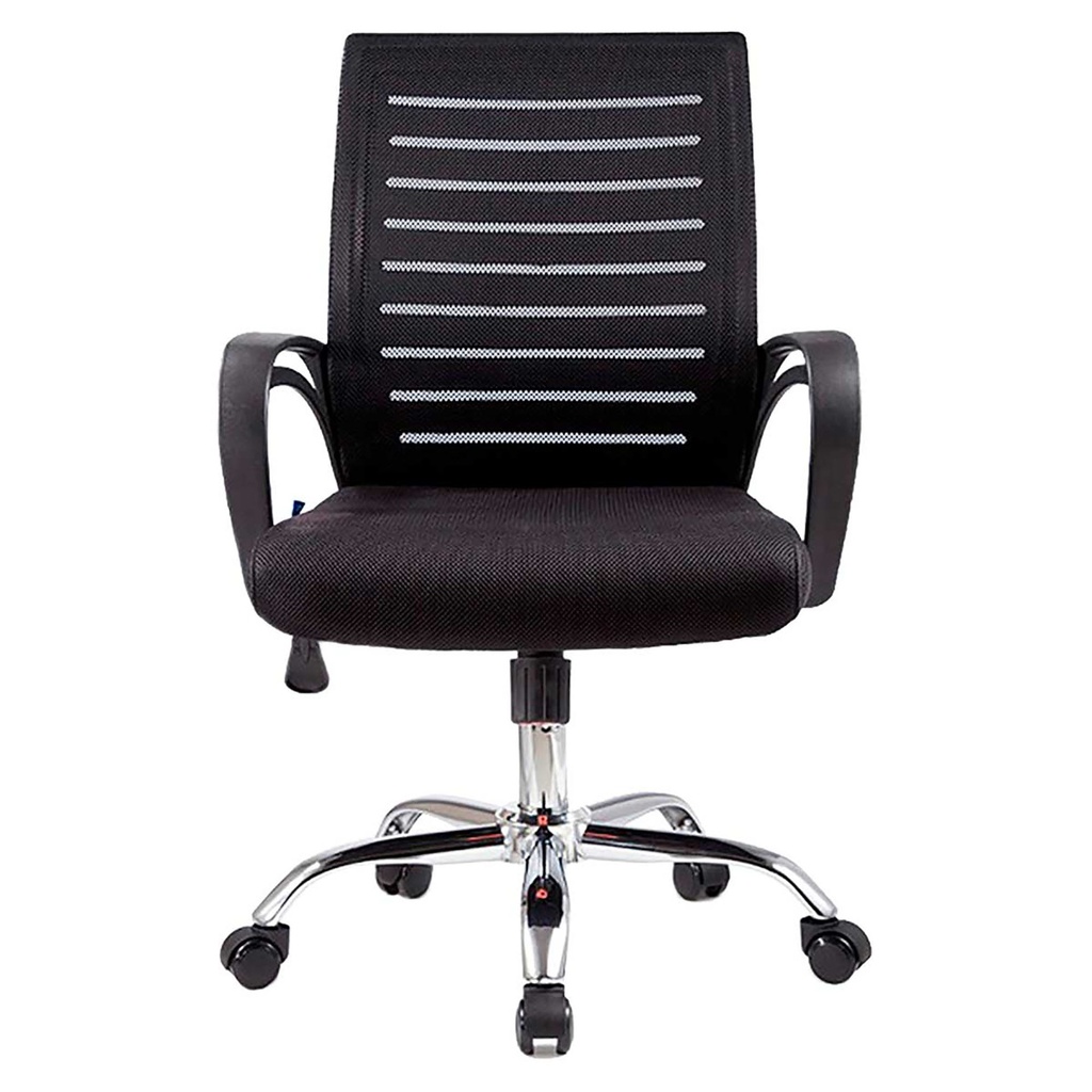 SILLA DE OFICINA MALLA COLLINS SIN CABECERO GIRATORIA BRAZO FIJO