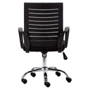 SILLA DE OFICINA MALLA COLLINS SIN CABECERO GIRATORIA BRAZO FIJO