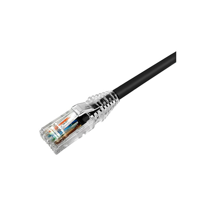 PATCH CORD CABLE UTP CATEGORIA 6 COBRE 5 METROS NEGRO
