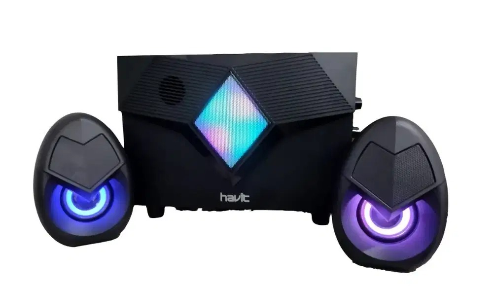 PARLANTE GAMER BLUETOOTH HAVIT SUBWOOFER 11W BT/AUX/USB/SD/FM