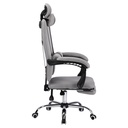 SILLA GAMER MALLA GRIS RECLINABLE SKY TOWER DESCANSAPIES