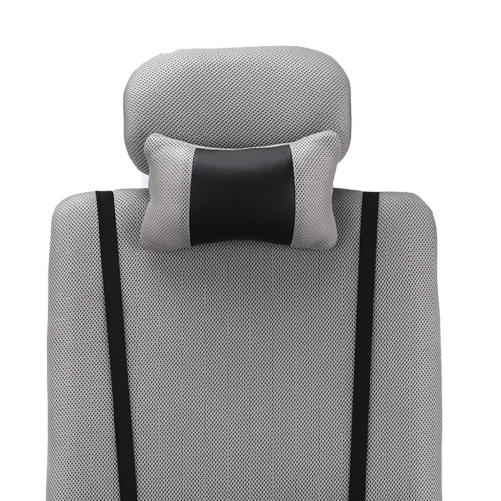 SILLA GAMER MALLA GRIS RECLINABLE SKY TOWER DESCANSAPIES
