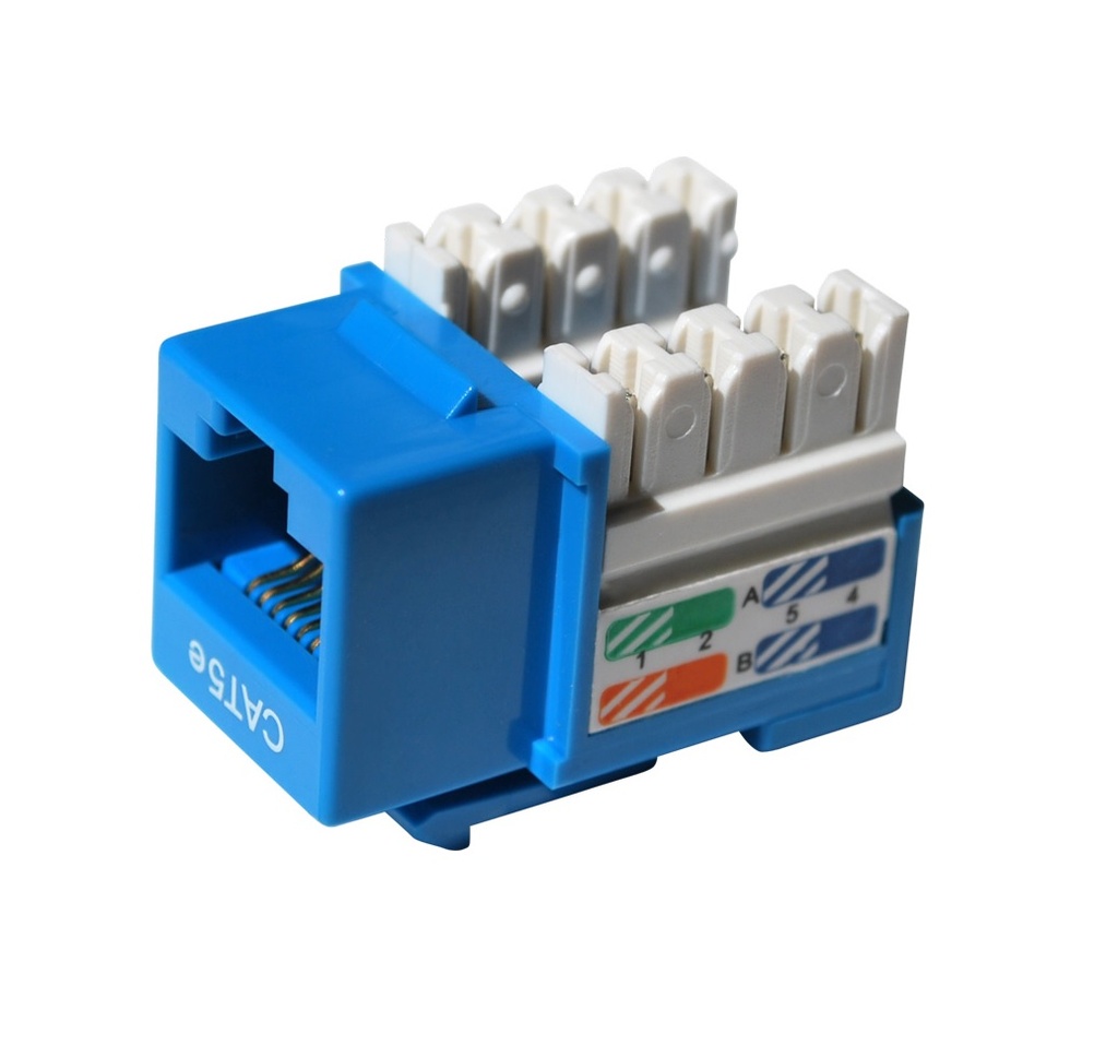 JACK RED RJ45 UTP 5E CABLEADO ESTRUCTURADO AZUL