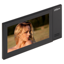 INTERCOMUNICADOR INTERNO CON PANTALLA TACTIL CAPACIT 7” TCP/IP ALAR E/S 6/1 12VDC POE COLO NEGRO SIP