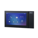 INTERCOMUNICADOR INTERNO CON PANTALLA TACTIL CAPACIT 7” TCP/IP ALAR E/S 6/1 12VDC POE COLO NEGRO SIP