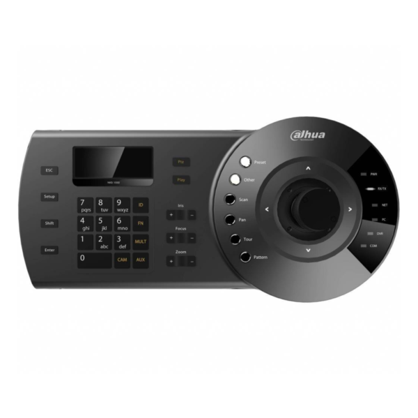 CONTROLADORA PARA PTZ IP JOYSTICK DE 3 EJES PANTALLA 75 X 33MM PUERTOS RJ45/RS485/RS422/RS232/USB